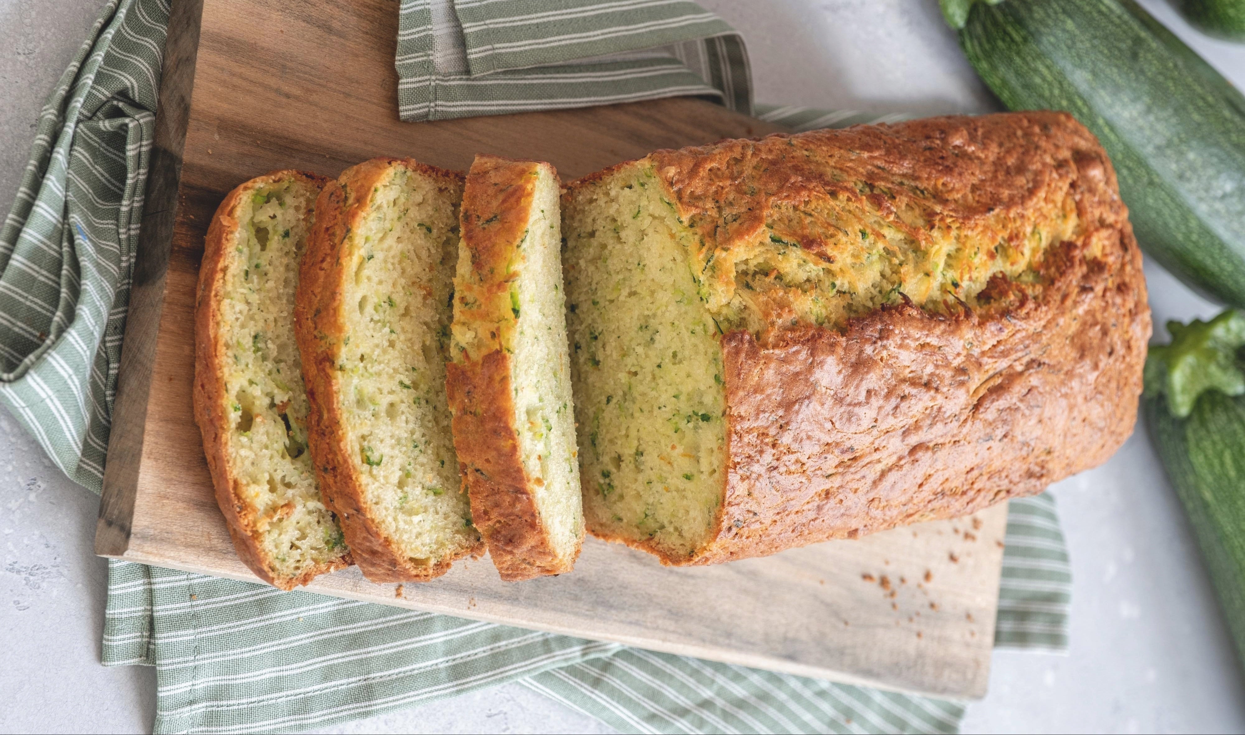 Zucchini collagen power bread