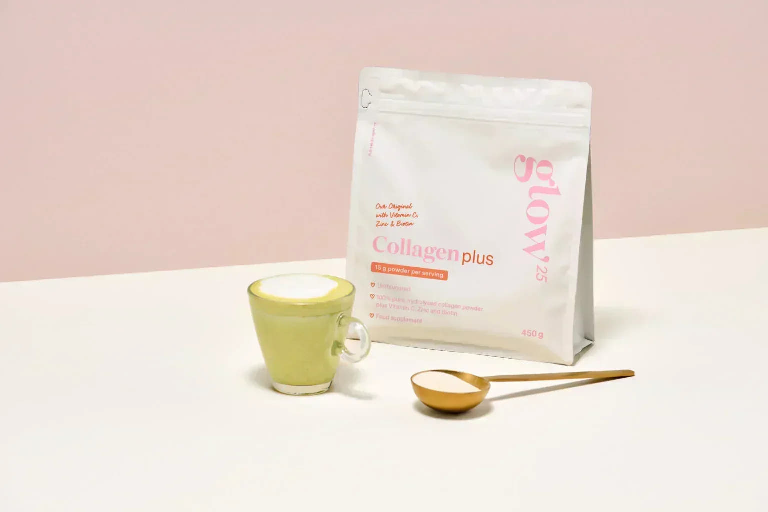 Matcha Collagen with Glow25 Powder