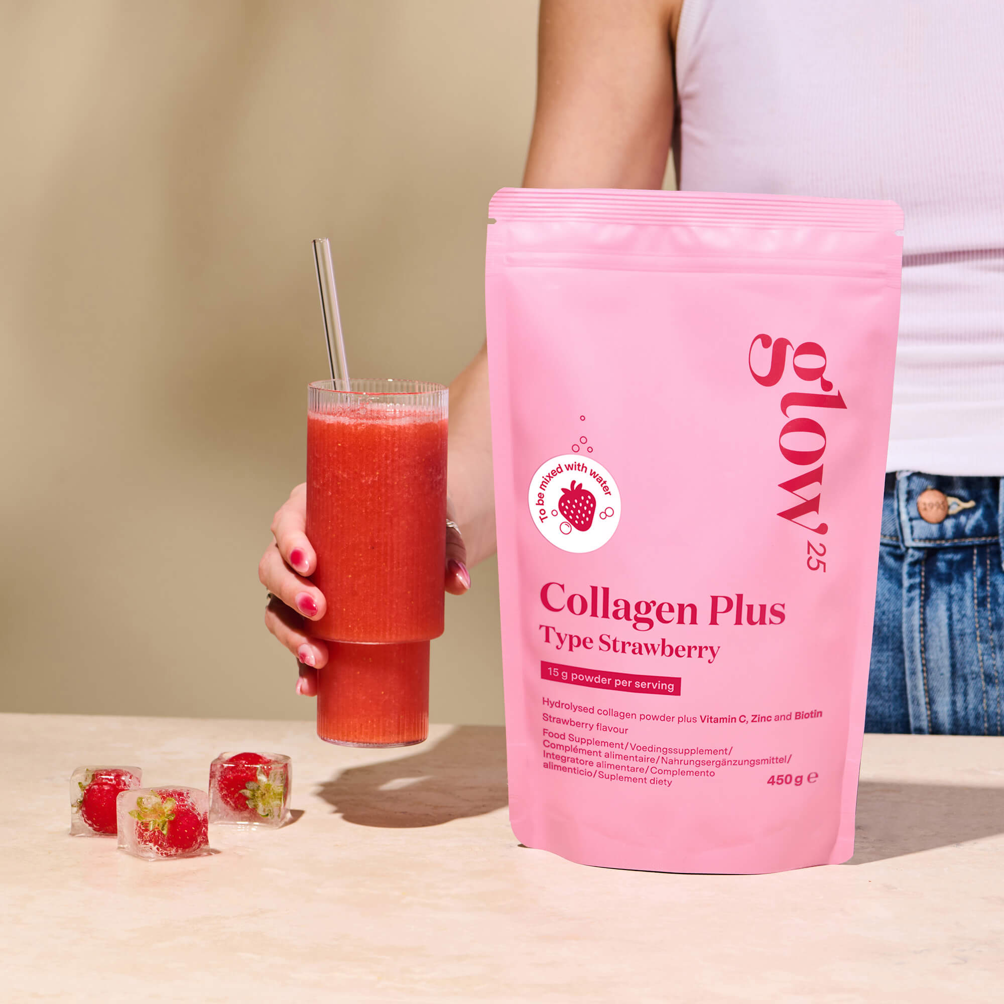 Glow25 Collagen Plus Strawberry